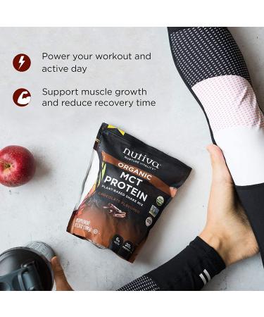 Nutiva Organic MCT Protein Plant-Based Shake Mix Chocolate  13.76 oz (390 g) - Buy Online on GoSupps.com