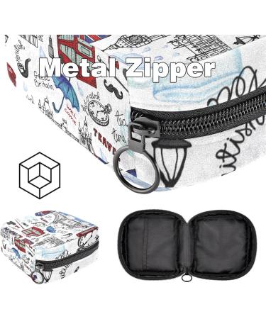 Portable Period Pocket Bag for Women & Teens - Stylish Menstrual Cup Storage | Importance in London - Buy Online on GoSupps.com