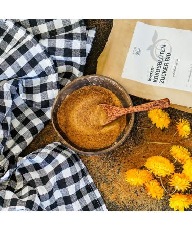 Wacker Organic Coconut Blossom Sugar 500g - Naturally Sweet Unrefined Sugar with Caramel Flavor for Baking & Cooking - Buy Online on GoSupps.com