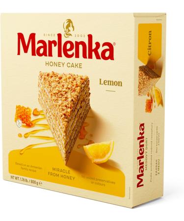 MARLENKA Tarte au miel au citron Tarte au miel tarte Tarte (1 x 800 g) - Buy Online on GoSupps.com