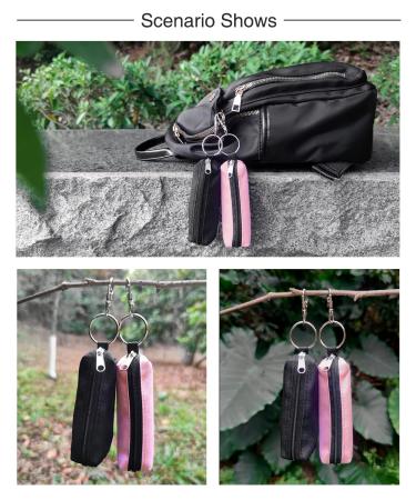 Meiiy Chapstick Holder - Lip Balm Sleeve Pouch & Lipstick Bag with Hook (2pcs) - Stocking Stuffers Gift for Women - Buy Online on GoSupps.com