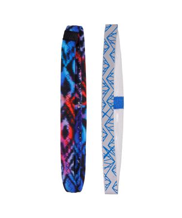 Set of 2 (double pack) anti-slip hair bands for sports running yoga fitness