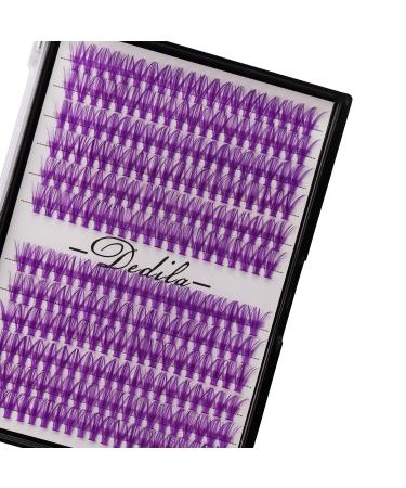 12 Rows 40D Purple Individual False Eyelashes - 240 Clusters 3D Volume Extensions 0.07mm D Curl - Colorful Makeup Beauty Tools (14mm - Buy Online on GoSupps.com