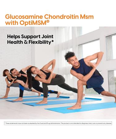 Doctor's Best Glucosamine Chondroitin MSM Capsules - Joint Support, Non-GMO, Gluten Free, 240 Count - Buy Online on GoSupps.com