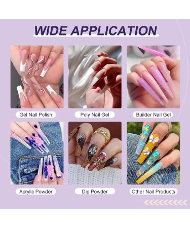 Saviland 7pcs 15ml Base and Top Coat Set with Nail Dehydrator - Non-Acid PH Bond for Quick Dry, DIY, and Professional Nail Prep - 16 Piece Set - Buy Online on GoSupps.com