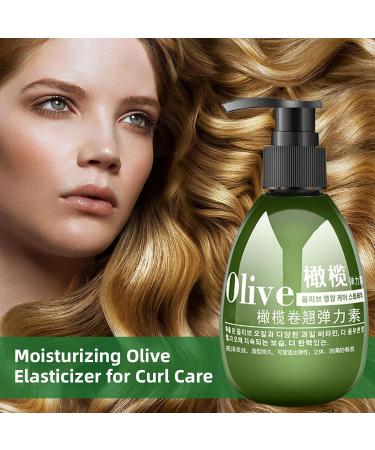Curly Conditioner Curly Hair Balm Moisturizing Olive Style Hair Tie | Natural Styling Moisturizer for Conditioning Curly and Wavy Hair 180 ml - Buy Online on GoSupps.com