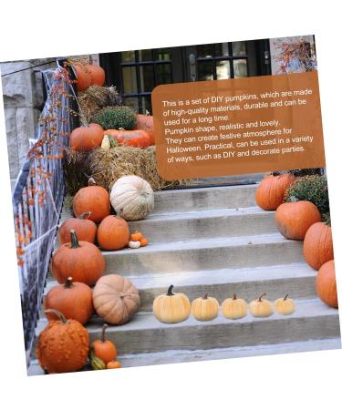 PRETYZOOM 10 Pcs Flannel Foam Pumpkin Fall Decorations for Home Pumpkin Simulation Mini Pumpkin Small Pumpkins Pumpkin Decor Decorative Pumpkins Halloween Pumpkins Bracelets Bulk Ornaments As Shownx4pcs 14X12.5X12.5CMx4pcs - Buy Online on GoSupps.com