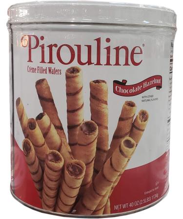 Pirouline Crme Filled Wafers Chocolate Hazelnut, 40 oz