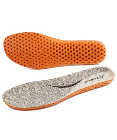 Knixmax Men's Sport Shoe Insoles Orthotic Inserts with Arch Support Breathable Cushioning Shoe Pads Relieve Foot Pain Plantar Fasciitis Insoles Beige EU 43 12 Women/10 Men Beige - Buy Online on GoSupps.com