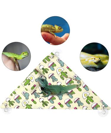 Tocwick 2Pcs Bearded Dragon Hammock and Pillow - Hanging Bed Lounger for Small Animals | Green - Buy Online on GoSupps.com