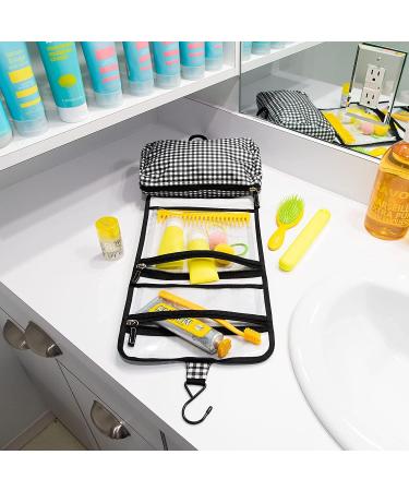 SCOUT Beauty Burrito Hanging Toiletry Organizer - 3 Compartment Cosmetic Bag by David Checkham - Buy Online on GoSupps.com