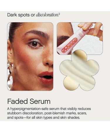 Faded Brightening & Cleansing Serum - Brightening & Purifying Serum for Dark Spots & Discolorations - Reduces Discoloration Post-Clematic Marks Scars & Freckles - Buy Online on GoSupps.com