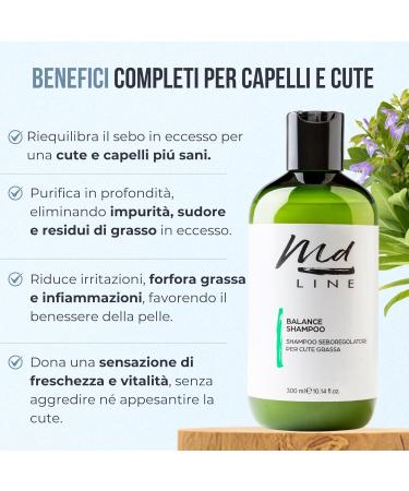 md LINE Balance Oily Hair Shampoo 1 Litre - Buy Online on GoSupps.com