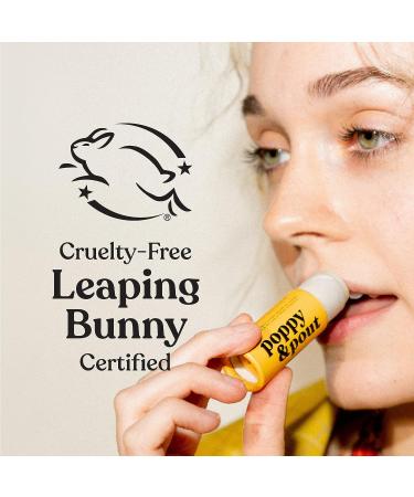 Poppy & Pout 100% Natural Lip Balm Gift Box | Handmade & Cruelty-Free | Beeswax, Vitamin E, Organic Coconut Oil | Sustainable Packaging | 5pk Best Sellers - Buy Online on GoSupps.com