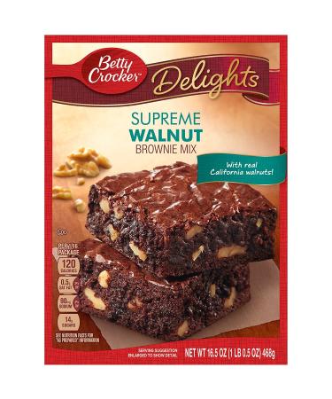 Betty Crocker Supreme Walnut Brownie Mix*468g Baking Mix USA