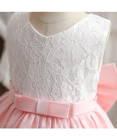 NNJXD Baby Girls Flower Princess Birthday Party Dress 648 Pink-a | Size 4-5 Years - Buy Online on GoSupps.com