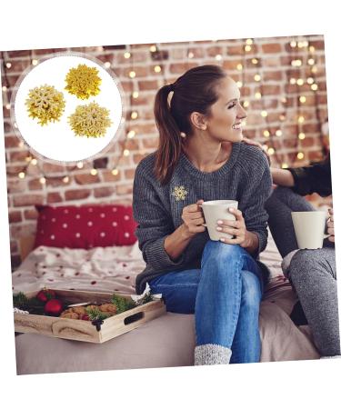 COHEALI 90 Pcs Snowflake Stickers Mini Iron Decal Badge Diy Sewing Patch Clothes Patches Dress Bride Fabric - Buy Online on GoSupps.com