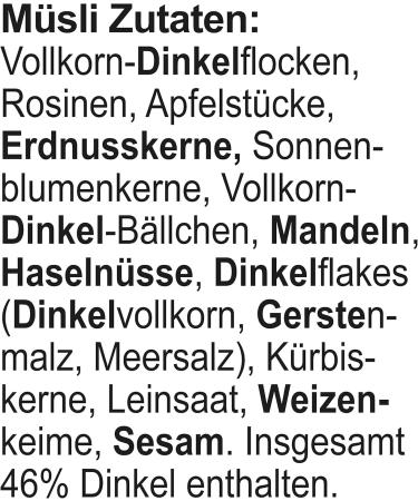 BFYSYO Seitenbacher Bergsteiger Muesli I Spelled I Whole Grain I Superfood I for Ascendants I 1 x 750 g - Buy Online on GoSupps.com
