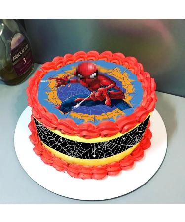 Shop 20 cm Edible Cake Leaks - Fondant Spider Web Cake Decoration for Young Girls - Buy Online on GoSupps.com