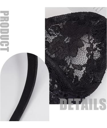 NICENEEDED Lace Skin Mask Masquerade Headband Hair Hoop Mask Full Face Mask Party Black Veil Headgear Mesh Headwear Rave Hollow Out Head Covers for Costume Party Outfits - Buy Online on GoSupps.com