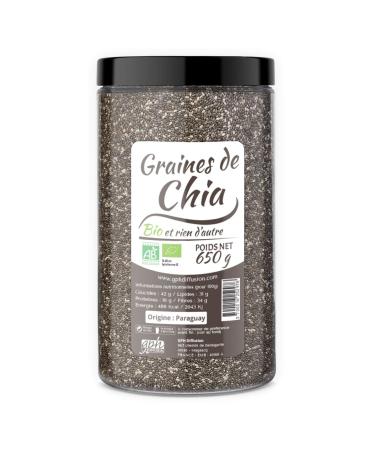 Chia Seeds Organic 650g - GPH DIFFUSION