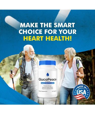 (3 Pack) Gluco Peace Pills Original GlucoPeace Balance & Circulatory Support Formula with Potent Blend to Help Maintain Stable Levels Natural Energy & Flow | Easy-to-Take Capsules (180 Capsules) - Buy Online on GoSupps.com