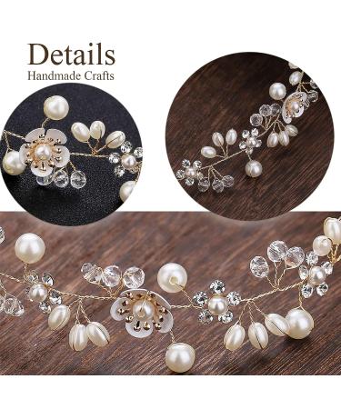 Gold Princess Flower Girl Headband - Bridal Wedding Hair Accessory for Kids & Women - Buy Online on GoSupps.com