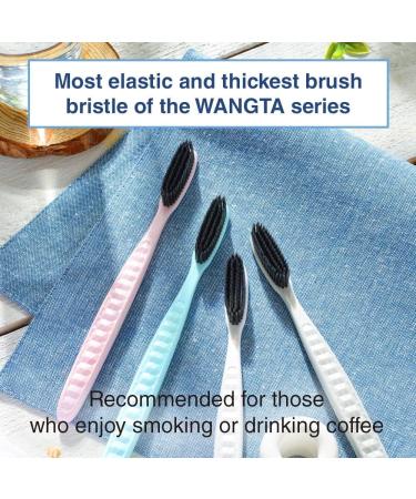 Samjung Wangta Soft Toothbrush 6 Pack (Charcoal) - Best Manual Toothbrush for Sensitive Gums and Teeth - Buy Online on GoSupps.com