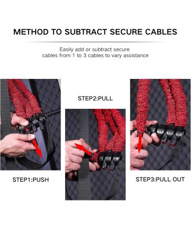 INNSTAR Pull Up Assist Band System - Adjustable Anti Snap Chin Up Assistance - Elastic Resistance Band - Blue - Buy Online on GoSupps.com