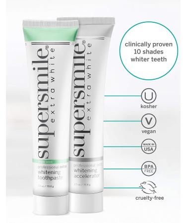 Supersmile Extra White Teeth Whitening System - 2 Count Pack for Ultimate Whitening - Buy Online on GoSupps.com