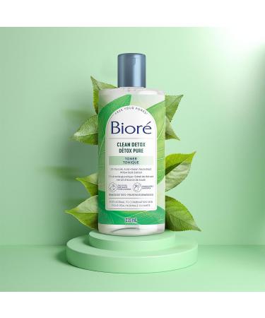Bior Clean Detox Toner for Normal to Combination Skin Alcohol Free Facial Toner 235mL Toner 235 ml (Pack of 1) - Buy Online on GoSupps.com