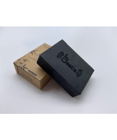Activated Charcoal Soap: Face and Body Bar for Natural Treatment of Acne Psoriasis Body Odor and Excessive Oil - Organic Vegan Skin Care