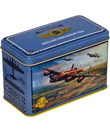 New English Teas Lancaster Bomber Tea Tin - 40 Breakfast Teabags - 40 Count - Buy Online on GoSupps.com
