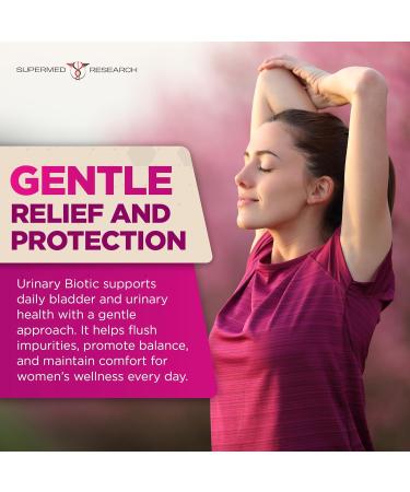 Supermed Research UTI Supplement Bladder & Urinary Tract Health for Women with D-Mannose Cranberry Uva Ursi Olive Leaf Marshmallow Root and Oregano Non-GMO Vegan UTI Pills (120 Capsules) - Buy Online on GoSupps.com