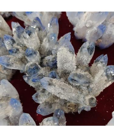 Natural Crystal Rough Natural Crystal Cluster Ra QuartzWhiteblueness Stones Crystal Point Specimen Home Decoration Raw Crystals Can be Used for Home Office Decoration - Buy Online on GoSupps.com