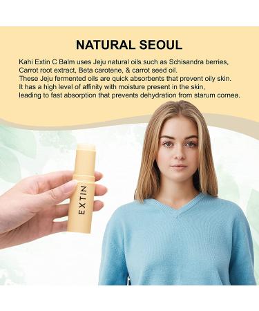 KAHI SEOUL Facial Balm - Hydrating Jeju Oil & Collagen Wrinkle Care, Made in Korea, 9g - Buy Online on GoSupps.com