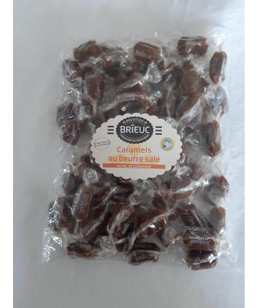  Paysan Breton BRIEUC 1 kg of Soft Caramel Sweets with Salted Butter (Gu rande Salt) - Breton Gourmandise 100% FRENCH - Buy Online on GoSupps.com
