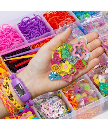 VENSEEN Rubber Band Bracelet Kit - 12000+ Loom Bracelet Making Set for Kids & Girls | DIY Crafting Gift in 28 Colors - Buy Online on GoSupps.com