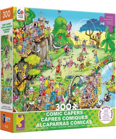 Ceaco Comic Capers Golf Safari 300 Piece Jigsaw Puzzle - Buy Online on GoSupps.com