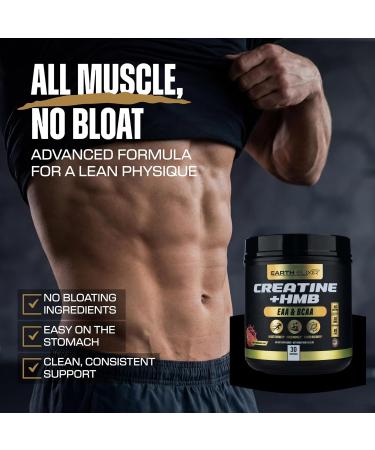 Creatine HMB Supplements for Men and Women w/Essential Amino Acids | EAA & BCAA Powder Mix | Creatine Monohydrate Powder and HMB | EAAS & BCAAS | Made in USA & 3rd Party Tested - Buy Online on GoSupps.com