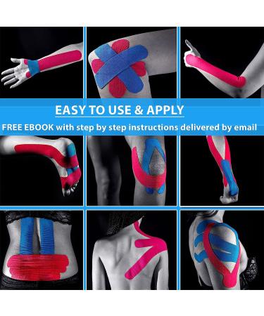 Premium Kinesiology Tape Bulk 2 in. - Enhance Performance, Relieve Pain, Reduce Inflammation - Long Lasting, Easy Application - Latex-Free, Waterproof - 97% Cotton / 3% Spandex - Beige - Buy Online on GoSupps.com