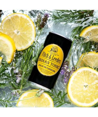 Fitch & Leedes Indian Tonic Water (4x200ml) - Refreshing Tonic from South Africa | Perfect Gin Companion | Spicy Lively Elegant - Buy Online on GoSupps.com