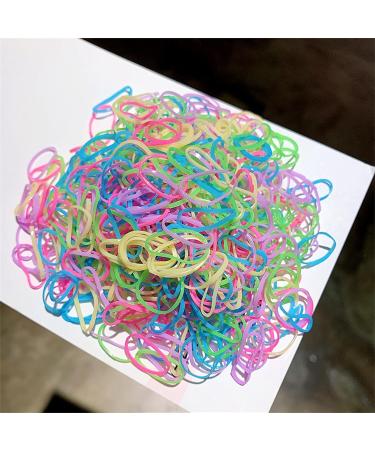 1000 Pieces Elastic Hair Bands Colorful Mini Rubber Band with Bag Soft Hair Ties Hair Elastics for Kids Hair Braids Hair Hair Accessories (G) - Buy Online on GoSupps.com
