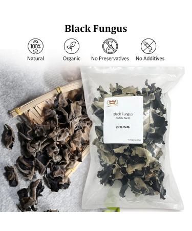 Buy Zestful Foods Dried Black Fungus (Wood Ear Mushrooms) - 8 Oz Non-GMO Vegan Gluten-Free | Perfect for Soups & Stir-Fries - International Shipping Available - Buy Online on GoSupps.com