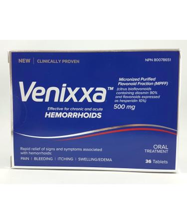 VENIXXA 500MG Hemorrhoids 36'S