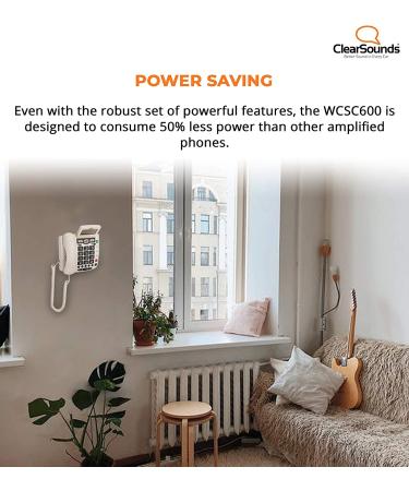 ClearSounds CSC600 UltraClear Amplified Corded Phone with Medical Emergency Buttons - Single-Line Operation  AC Powered - Buy Online on GoSupps.com