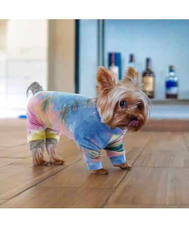 Warm Winter Dog Vest Jackets | Windproof Dog Coats & Sweaters for Small Medium Large Dogs - Rainbow Design - Buy Online on GoSupps.com