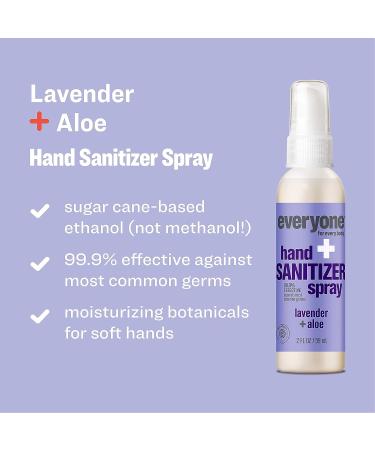 Everyone for Every Body Hand Sanitizer Spray - Lavender and Aloe - 2 oz (6 Pack) - 12 fl oz - Buy Online on GoSupps.com