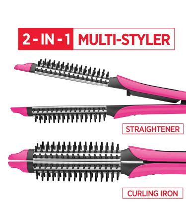 Revlon 2-in-1 Multi-Styler: Flat Iron & Curling Wand - Ultimate Hair Styling Tool - Buy Online on GoSupps.com