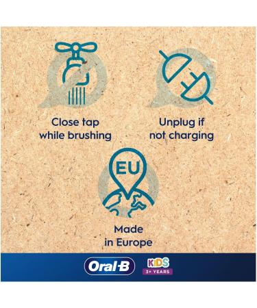 Oral-B Kids Electric Toothbrush Gift Set with Disney Buzz Lightyear Theme - 2 Modes, Sensitive Mode, Travel Case, Stickers - Ages 3+, UK Plug - Buy Online on GoSupps.com